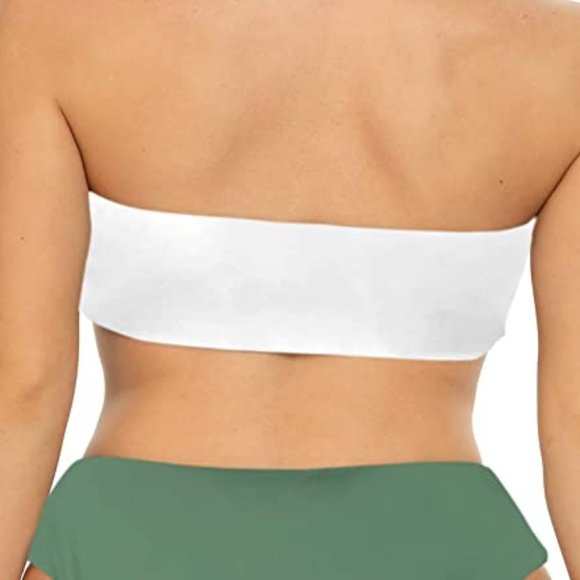 I2CRAZY Bandeau Two Piece Swimsuits with High Cut Bottom NEW WITH TAGS! - Picture 9 of 13